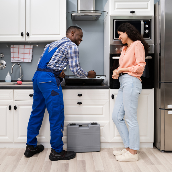 can you provide an estimate for cooktop repair before beginning any work in Myra WV